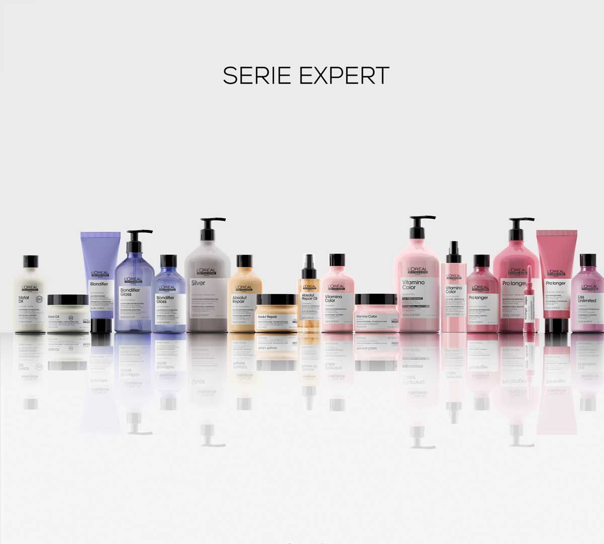 Imagem mostrando a nova linha Serie Expert de L'Oréal Professionnel